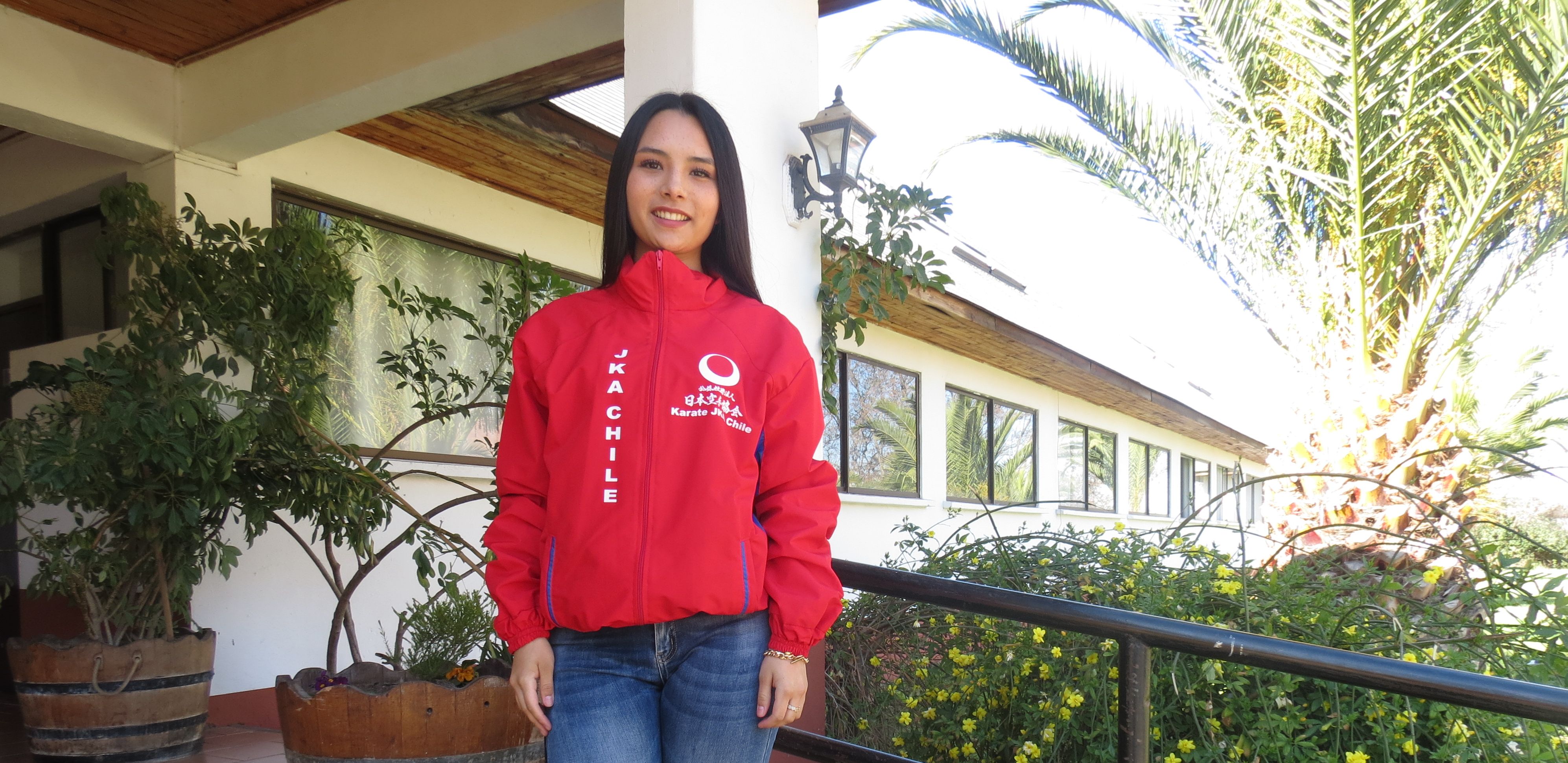 Martina Valenzuela Toledo en el Campeonato Panamericano de Karate JKA en Colombia